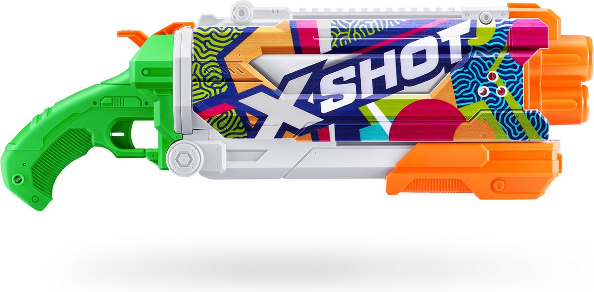 ZURU X- Shot Pistolet à eau à remplissage Fast Skins Pump Action, 500 ml