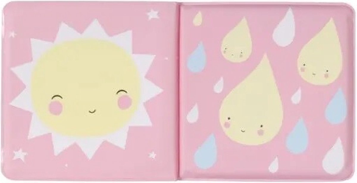 A Little Lovely Company BTBBCL09 Livre de bain Multicolore