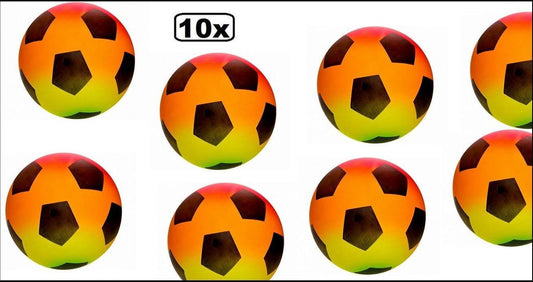 10x Play soccer multicolor - Sports et jeux football handball dodgeball club school