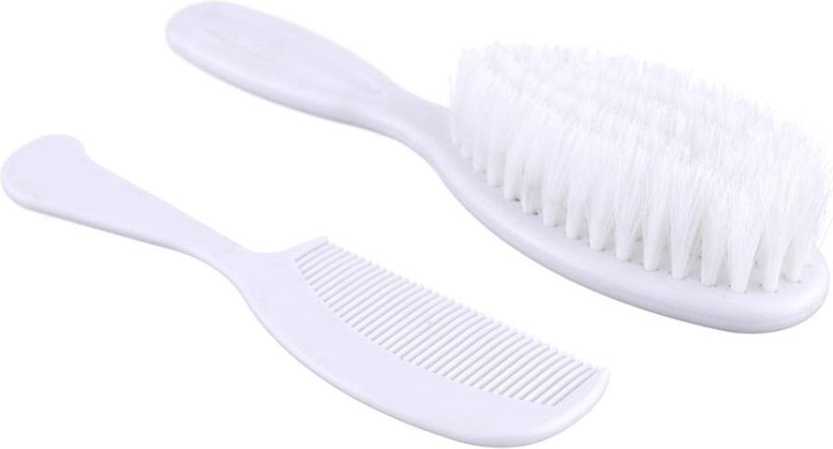 *** Brosse et peigne pour Bébé - Poils doux - Soins doux - Les premiers cheveux de Heble ® ***