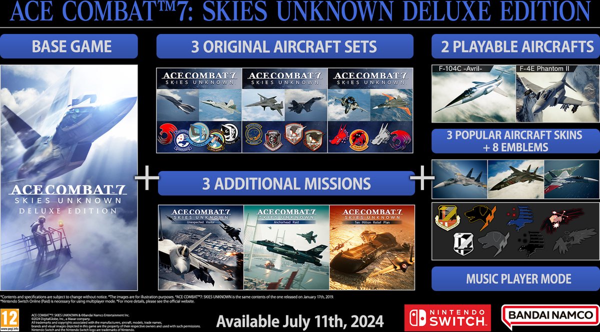 ACE COMBAT 7 : Skies Unknown - Deluxe Edition - Nintendo Switch