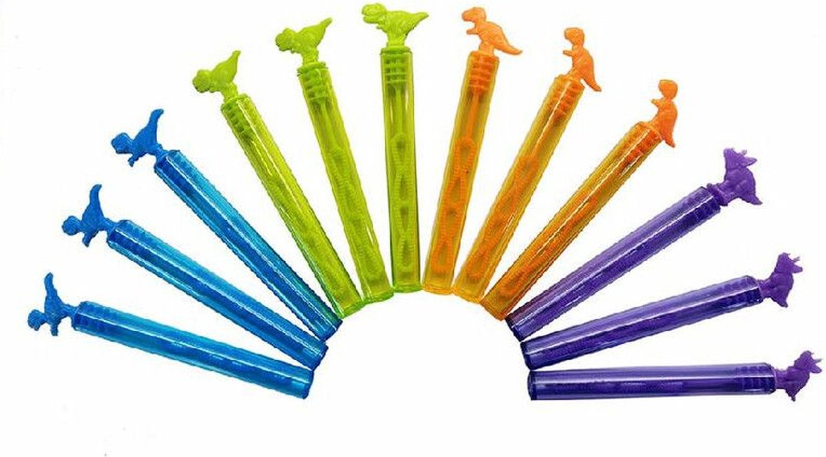 12x baguette soufflant des bulles Dino - distribuer des cadeaux