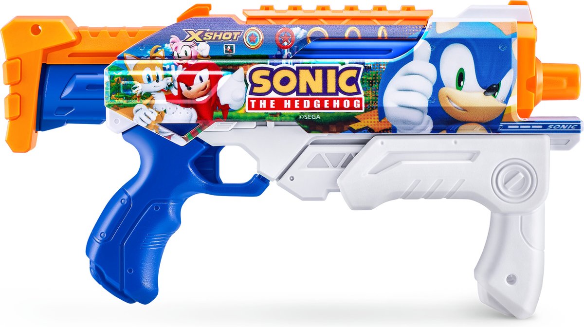 ZURU - XSHOT - Water - Skins à remplissage Fast Sonic The Hedgehog Hyperload Water Blaster de ZURU