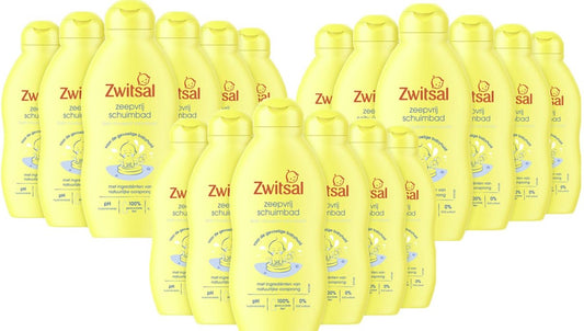 Zwitsal - Bain moussant sans savon - 18 x 200 ml