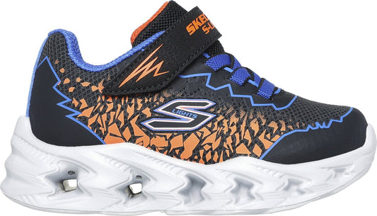 "Skechers Vortex 2.0 - Baskets pour femmes Zorento Garçons - Zwart; Blauw; Oranje - Taille 25"