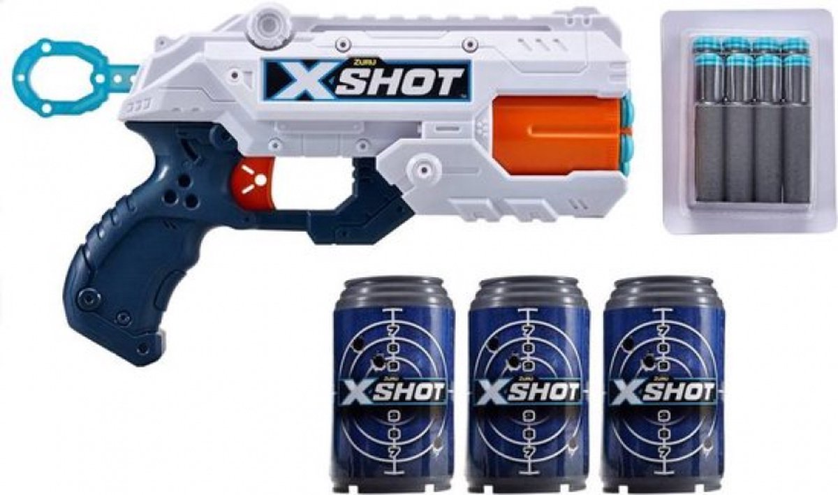 ZURU X- Shot Reflex 6 Blaster + 16 Fléchettes