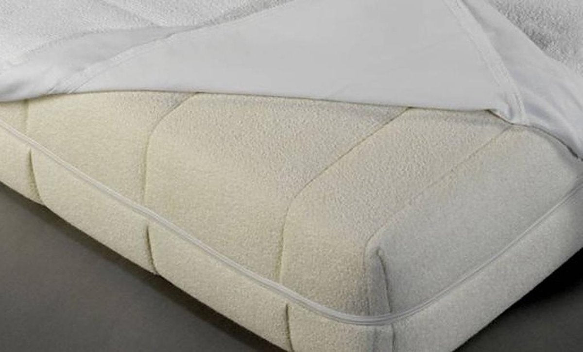 ABZ Drap housse imperméable 60x120 cm - Blanc