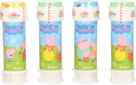 10x Flacons à bulles Peppa Pig avec jeu 60 ml pour enfants - Jouets distributeurs - speelgoed à saisir