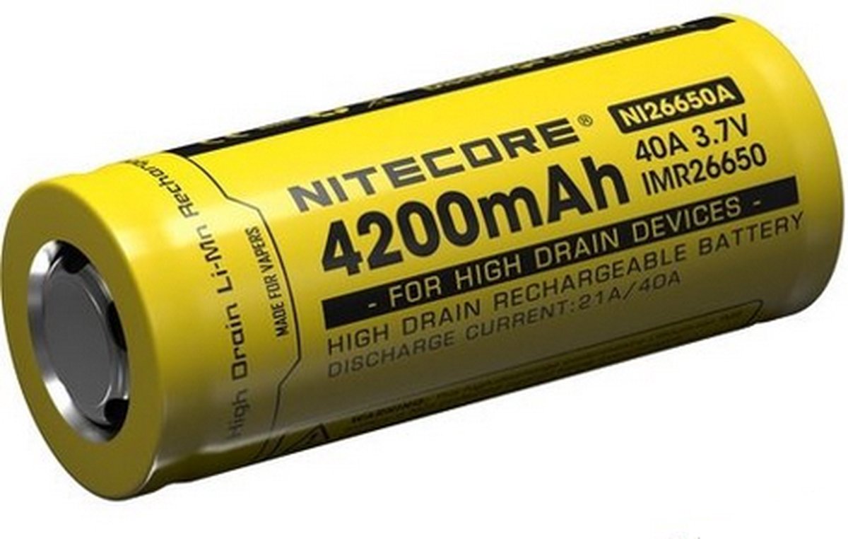 1 pièce-Dolidada - 26650 - INR266-50A, Li-ion, 4200mAh 3.7V 40A