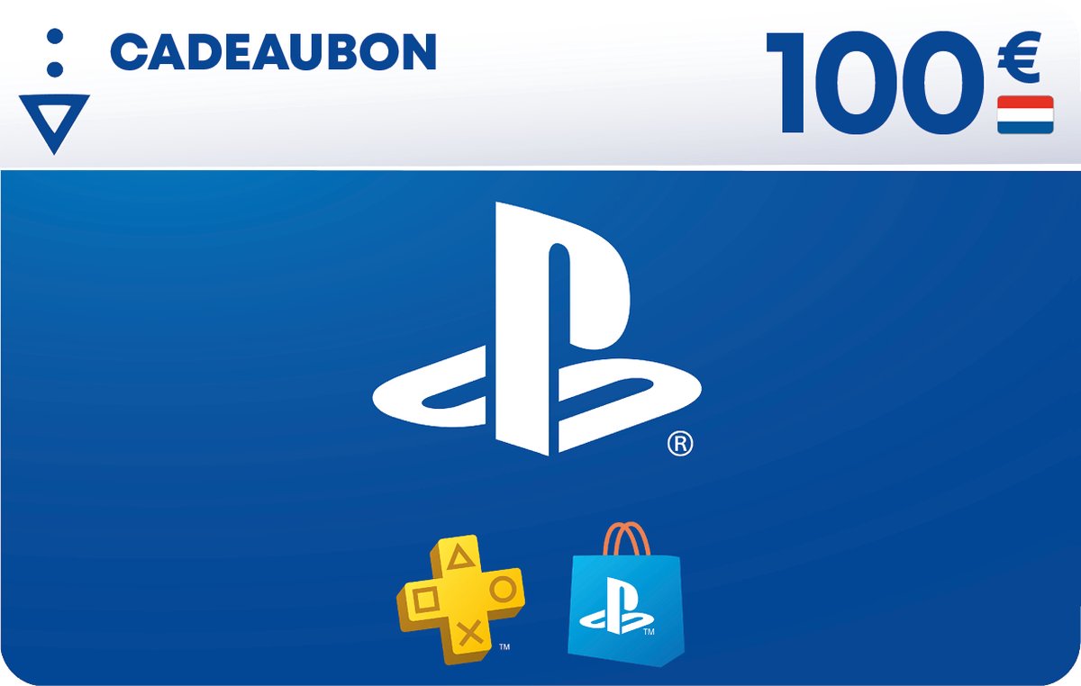 100 euro PlayStation Store tegoed - PSN Playstation Network Kaart (NL)