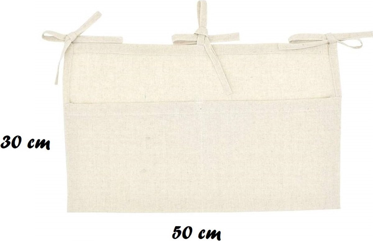 1 pièce - Organisateur de sac de parc Bébé - Sac de rangement pour parc - Beige