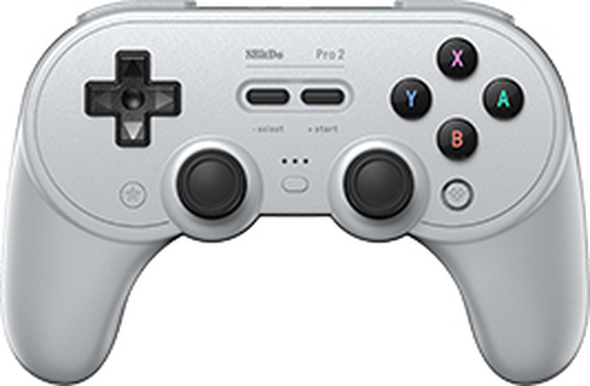 8Bitdo Pro2 Gris Bluetooth/USB Manette de jeu Analogique/Numérique Nintendo Switch, Nintendo Switch Lite, PC