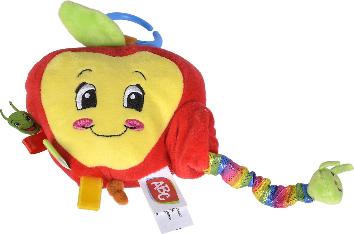 ABC Activities Jouet en peluche Pomme avec chenille