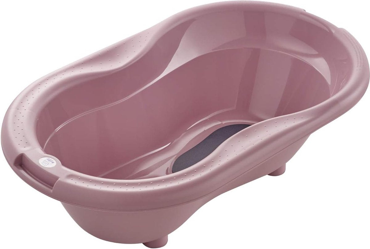 ' TOP' Baignoire bébé, avec tapis antidérapant et bouchon de vidange, 0 - 12 mois, TOP, mauve fantastique (vieux rose), 200010288