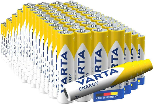 8x Piles alcalines Varta Energy AAA 40 pièces