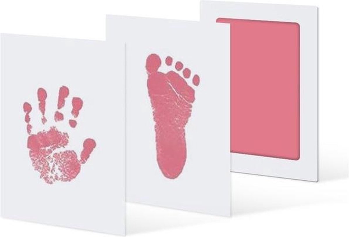 *** Bébé Handprint and Footprint - Rose - de Heble® ***