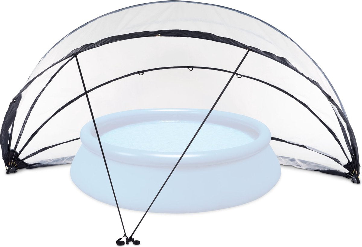 Abri de piscine EXIT au sol ECO ø550cm - universel