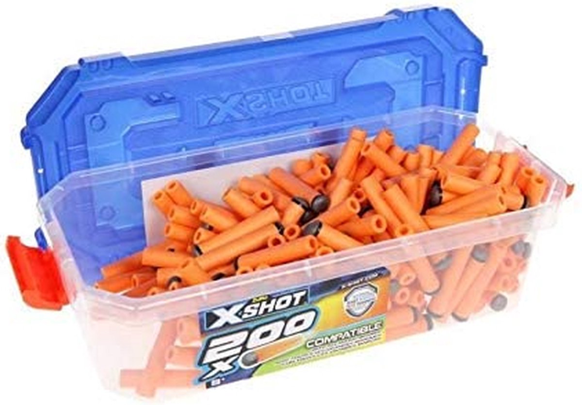 ZURU X- Shot Excel - Boîte de Opbergbox pour recharges de flèches Toy Blaster - 200 fléchettes