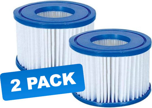 2 x LayZSpa Filter Type VI Maintenance Cartouche filtrante - Cartouche filtrante VI - Élément filtrant de rechange Lay-Z-Spa - Spa Filter Jacuzzi + Service book