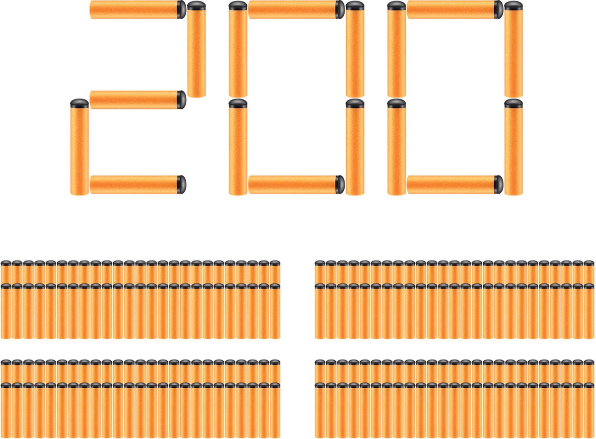 ZURU X- Shot Excel - Boîte de Opbergbox pour recharges de flèches Toy Blaster - 200 fléchettes