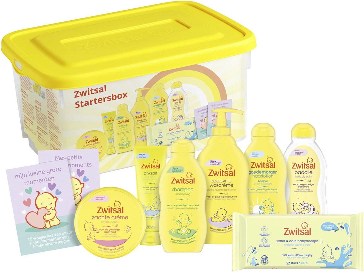 Zwitsal Bébé Starter Box - 7 pièces - Emballage cadeau