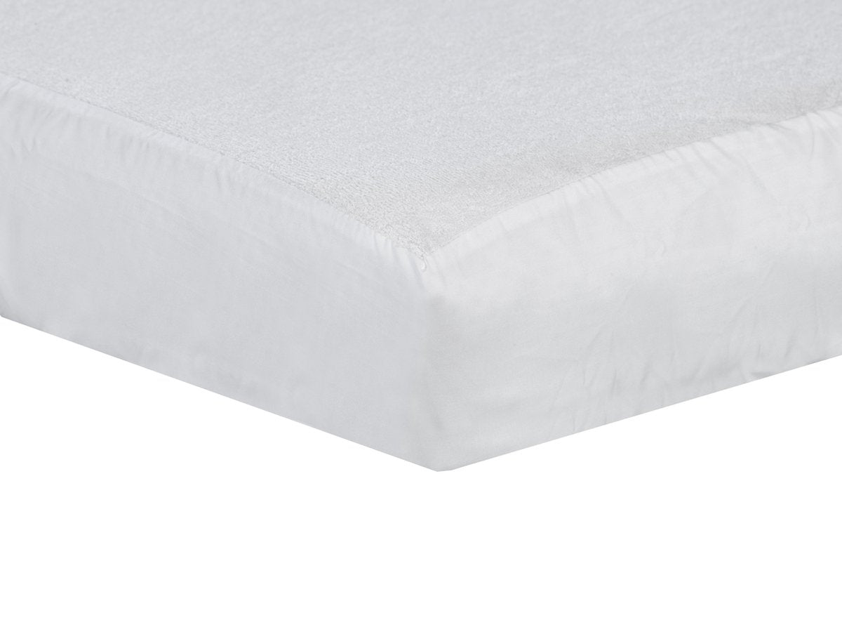 ABZ Drap housse imperméable 60x120 cm - Blanc