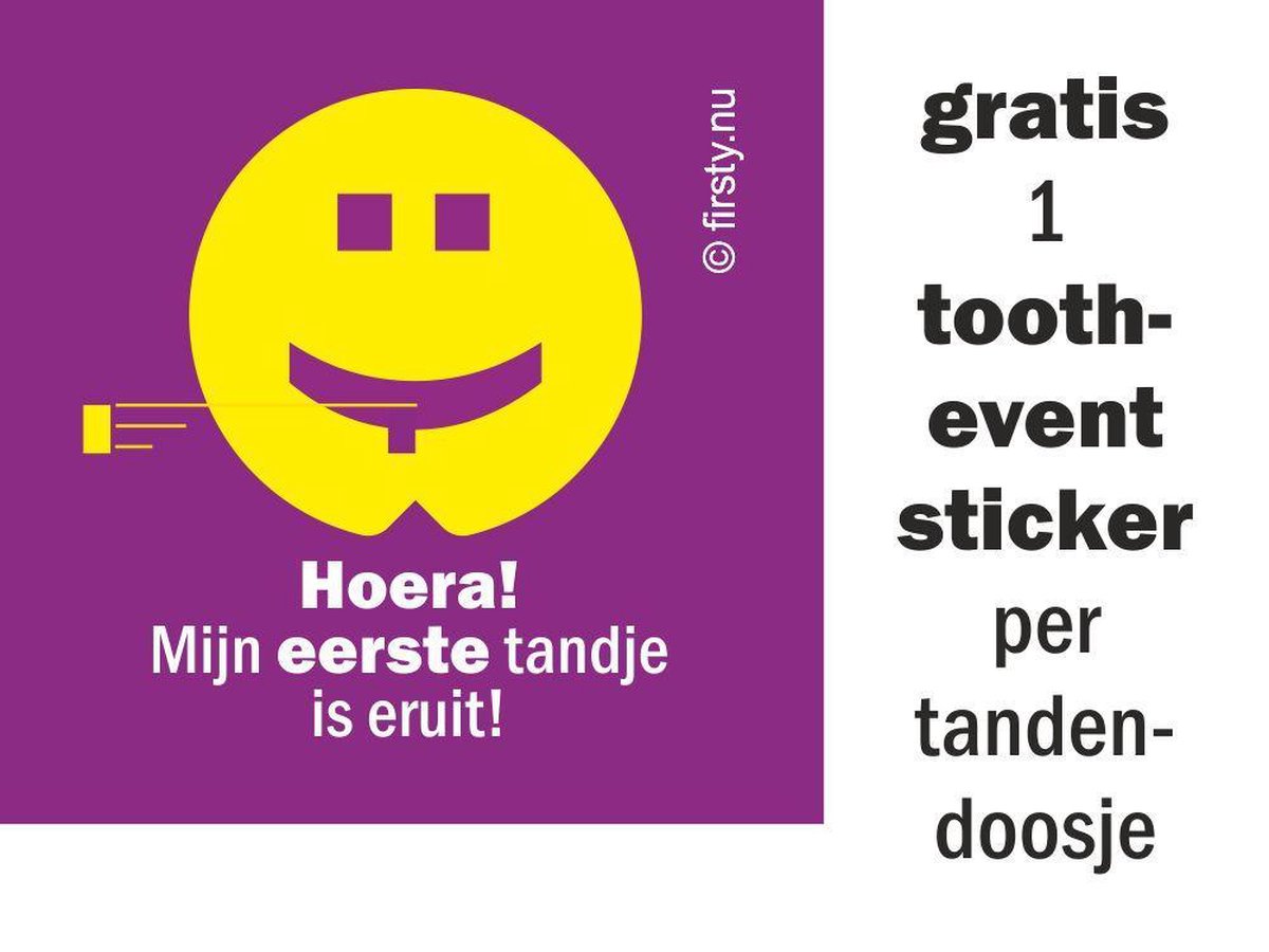 9,98 € / Pièce - Ensemble pas cher 2x Boîte à dents - bleu / vert - garçon / fille - Avec aimants pour réfrigérateur et journaux de bord néerlandais et Hourra / Autocollants - Livraison gratuite