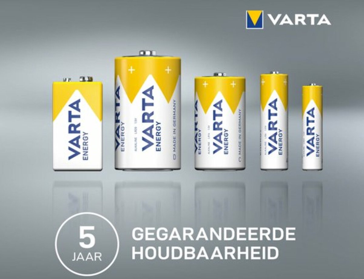 4x piles alcalines Varta Energy AAA 40 pièces