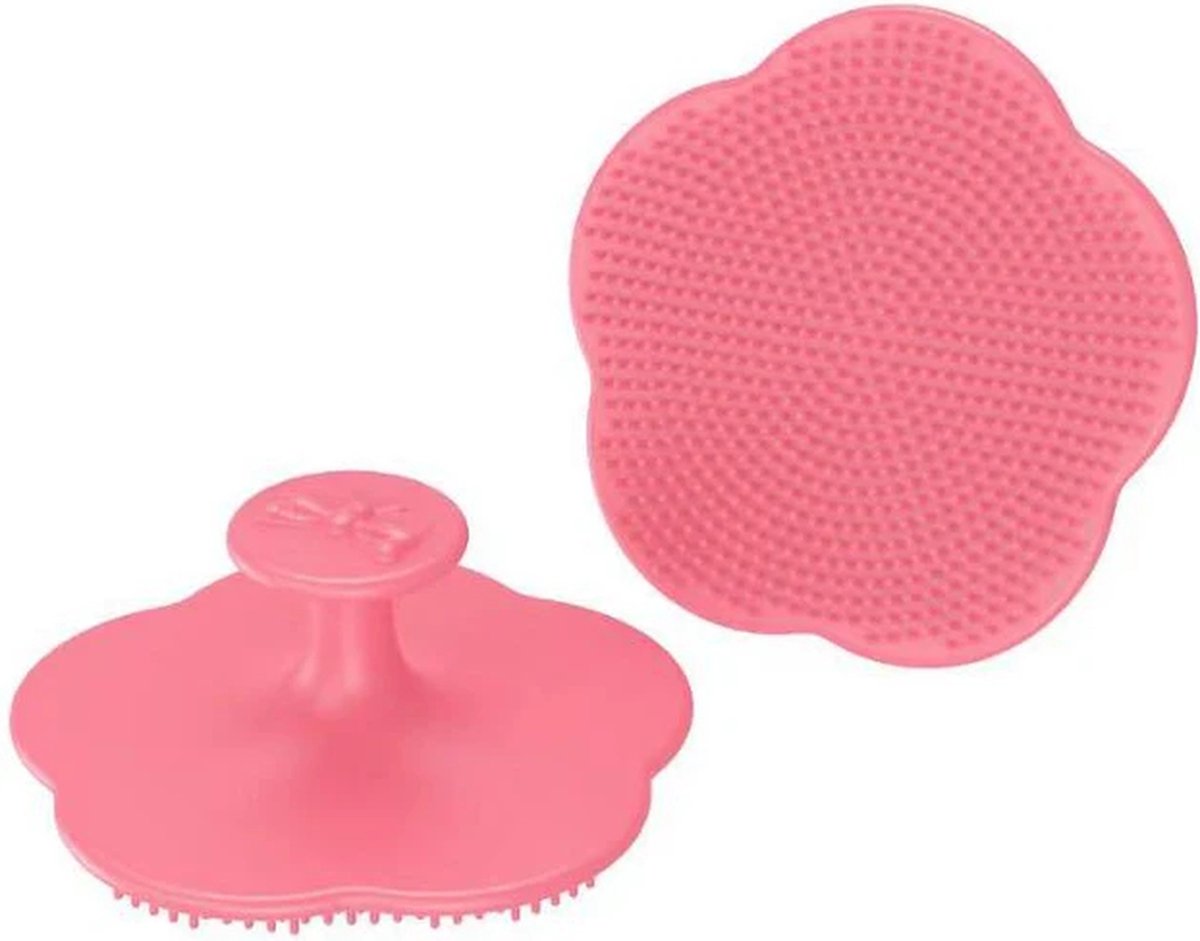 Accessoires de soins Bébé rose, peigne à graisse pour tête fœtale, peigne doux pour le bain de Bébé , nettoyage des Cheveux du nouveau-né