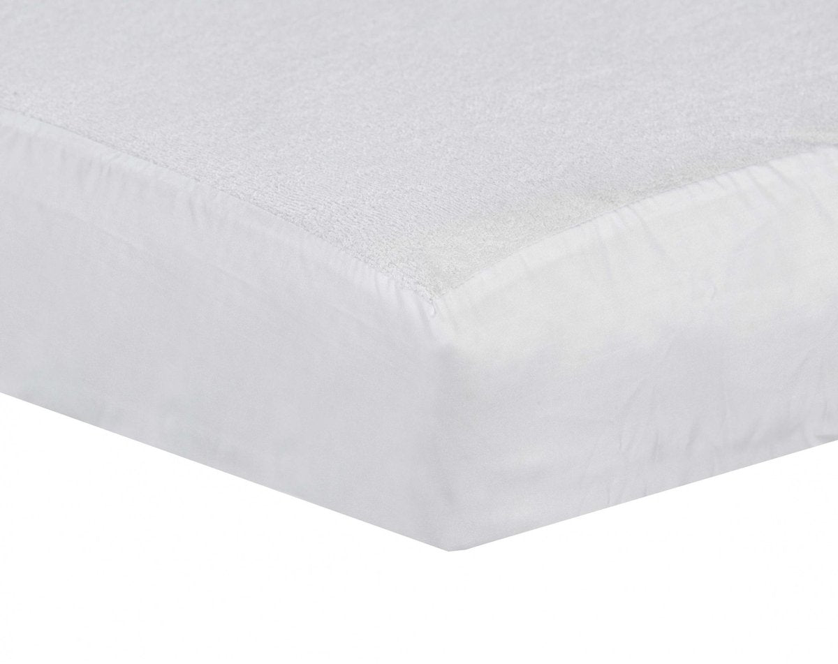 ABZ Drap housse imperméable 70x150 cm - Blanc