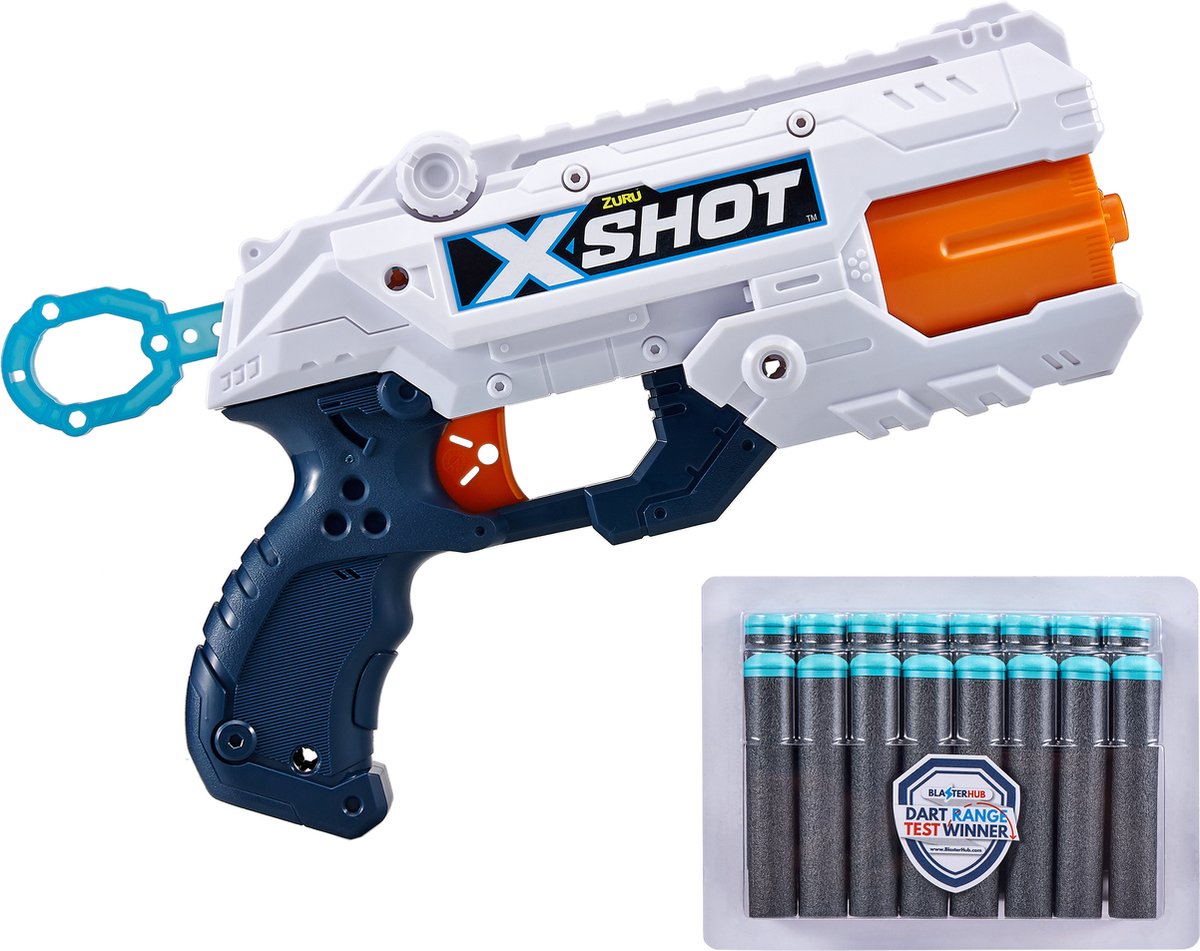 ZURU X- Shot Reflex 6 Blaster + 16 Fléchettes