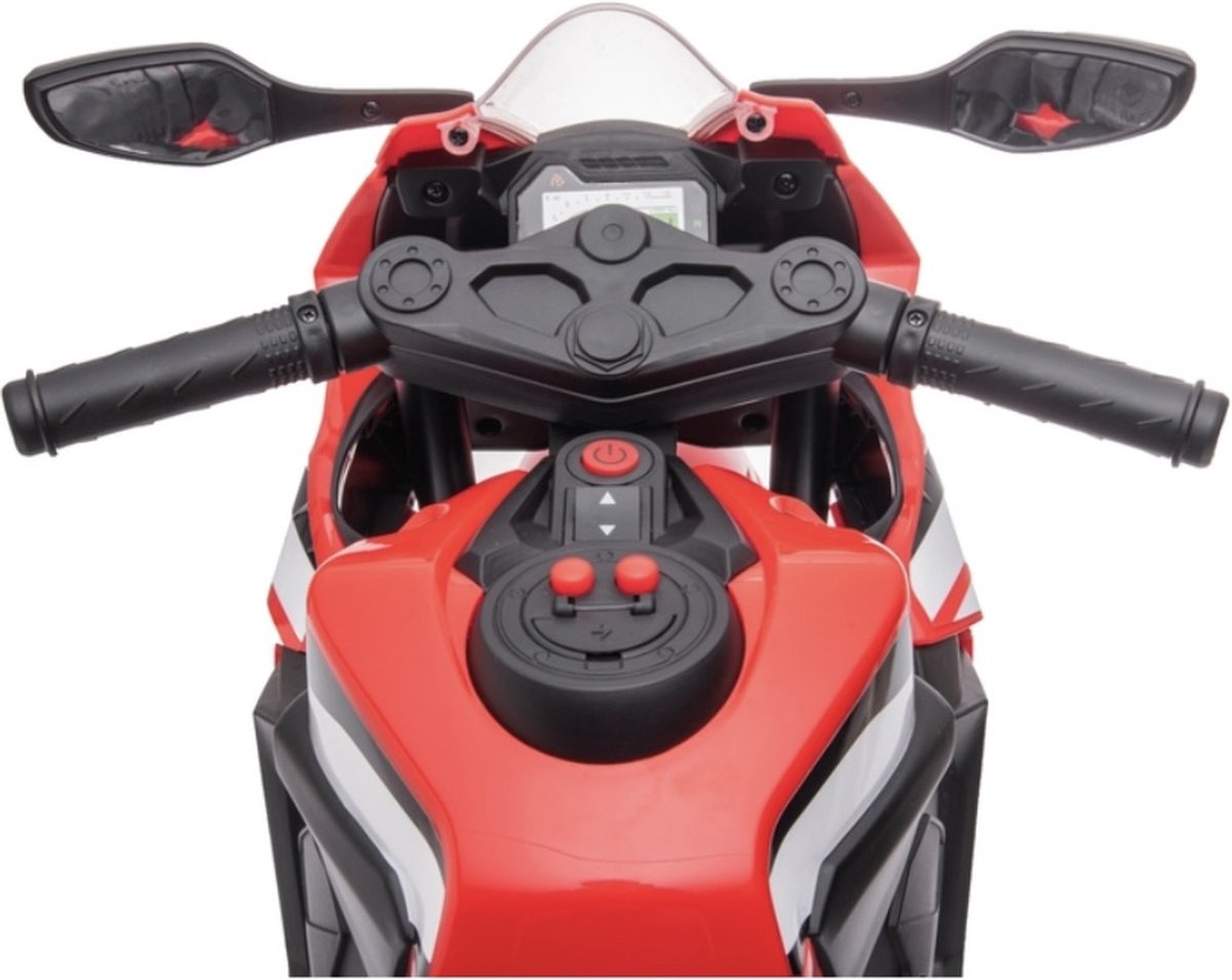 " Moto électrique Kinder Honda CBR 6V - Rouge avec Roues d'entraînement - Le cadeau de Noël parfait pour les petits Motorfans! "