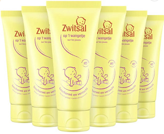 Zwitsal Op 'T Wangetje Crème Visage - 6 x 100 ml - Pack Économique