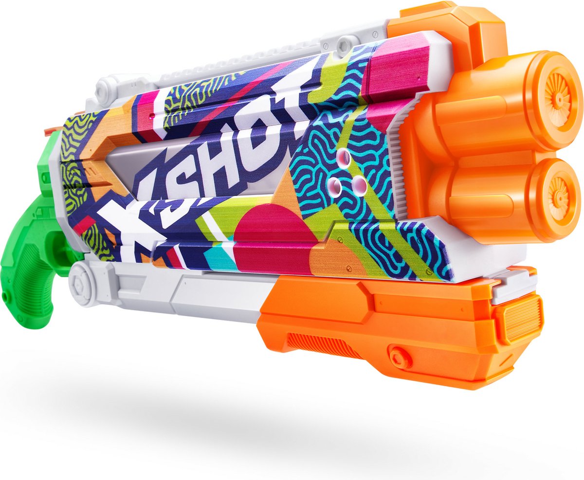 ZURU X- Shot Pistolet à eau à remplissage Fast Skins Pump Action, 500 ml