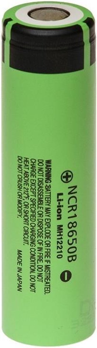 4 pièces - Flat Top - Panasonic 3350mAh NCR18650B 3.7V 6.7A 18650 batterie