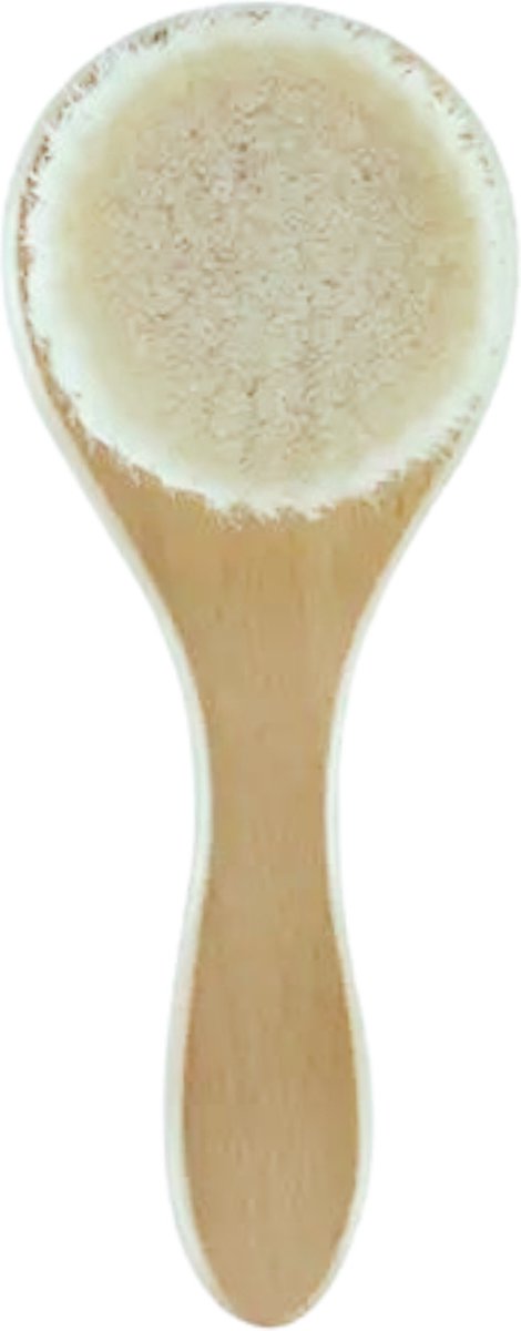 Aby Care Pure Laine Naturelle Bébé Brosse En Bois Peigne Brosse Bébé Brosse À Cheveux Nouveau-Né Brosse À Cheveux Infantile Peigne Head Masseur