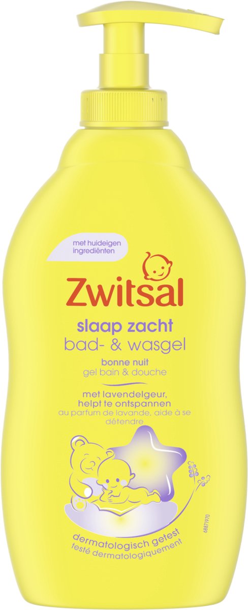 Zwitsal - Sleep Well - Bain & Gel Lavant - Lavande - 400ml