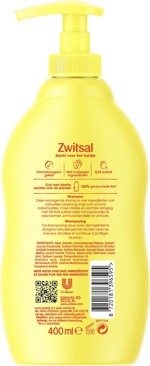 Zwitsal - Shampooing - 400 ml