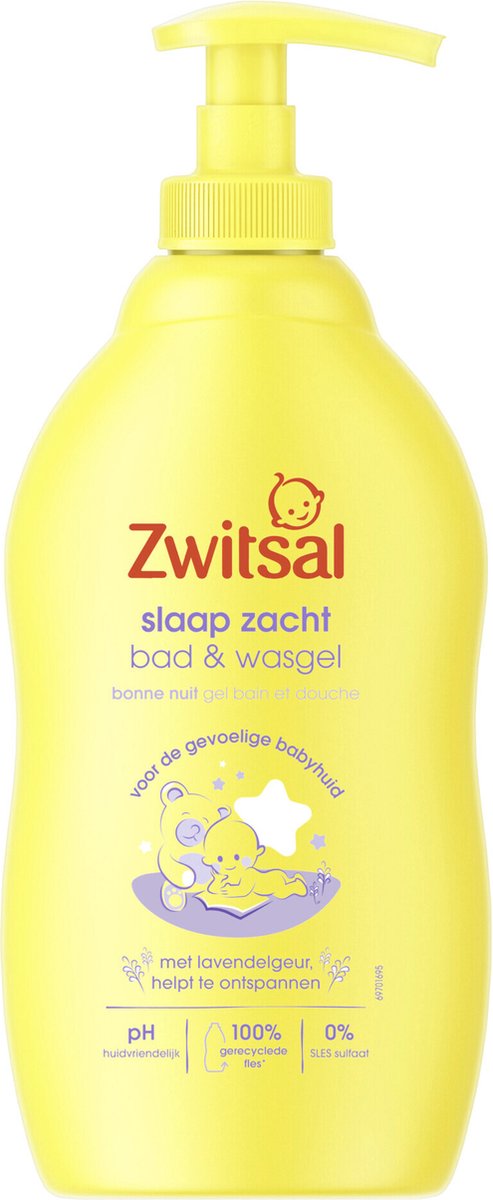 Zwitsal - Sleep Well - Bain & Gel Lavant - Lavande - 400ml