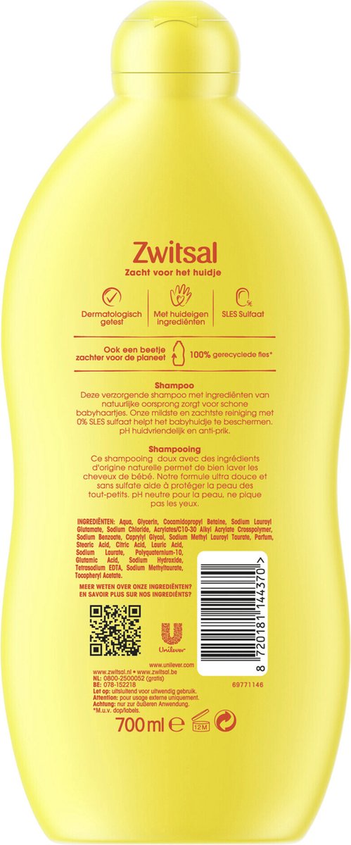 Zwitsal - Shampooing - 700 ml