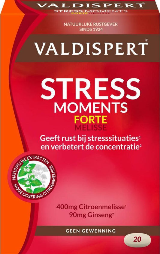 2x Valdispert Stress Moments Strong 20 comprimés