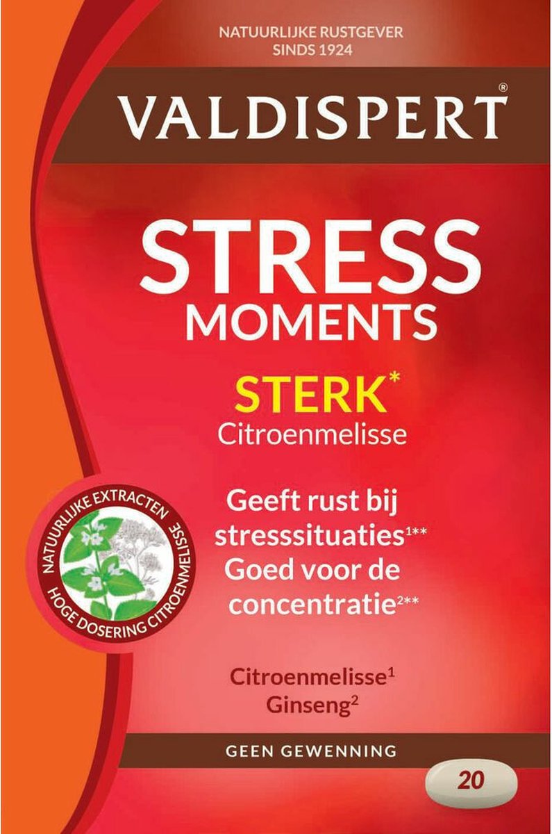 2x Valdispert Stress Moments Strong 20 comprimés