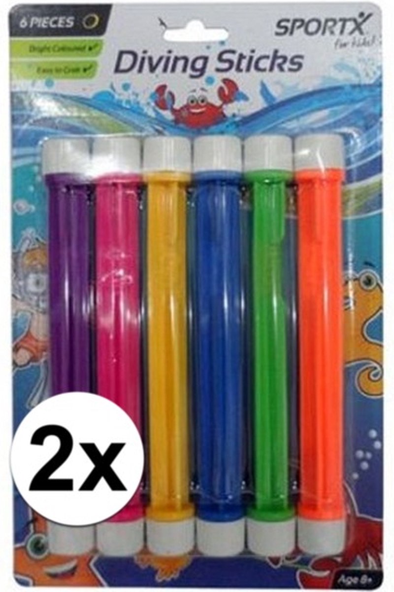 12x cannes de plongée colorées - Jouets de plongée