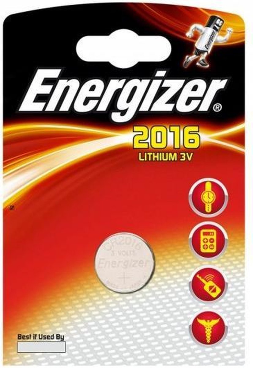 10 pièces - Energizer CR2016 Professional Electronics 3V 90mAh pile bouton au lithium