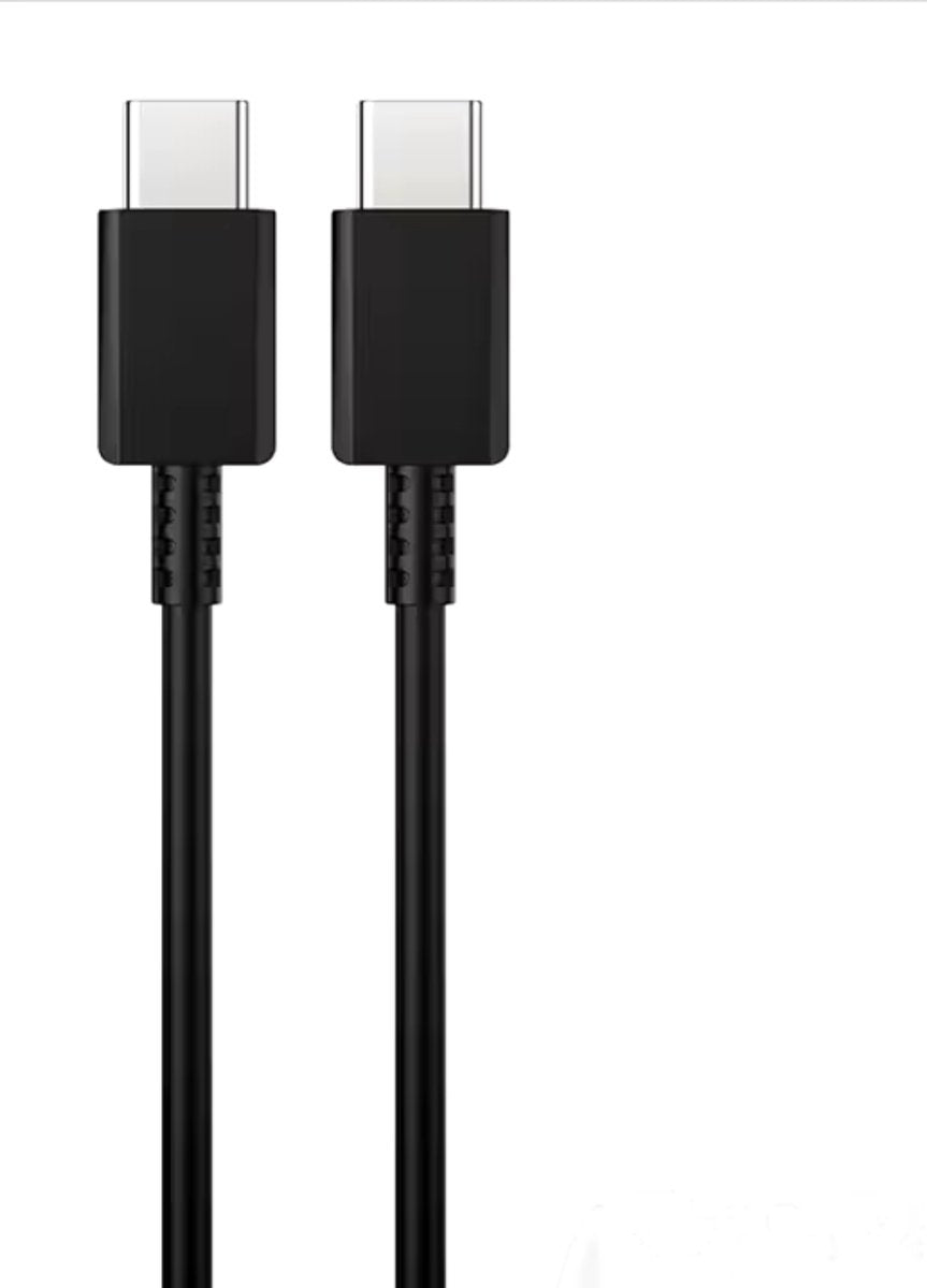 2 Pièces Câble USB C vers USB-C 1 Mètre - Convient Samsung S25/S24/S23/S22/S21/S20/ Plus/ Ultra/Tab - waeyz Câble de Charge Rapide USB C vers USB C Chargeur Fast