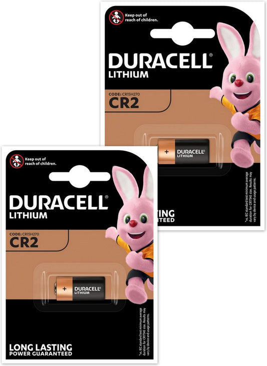 2x Duracell CR2 Ultra M3 Batterie Photo Lithium