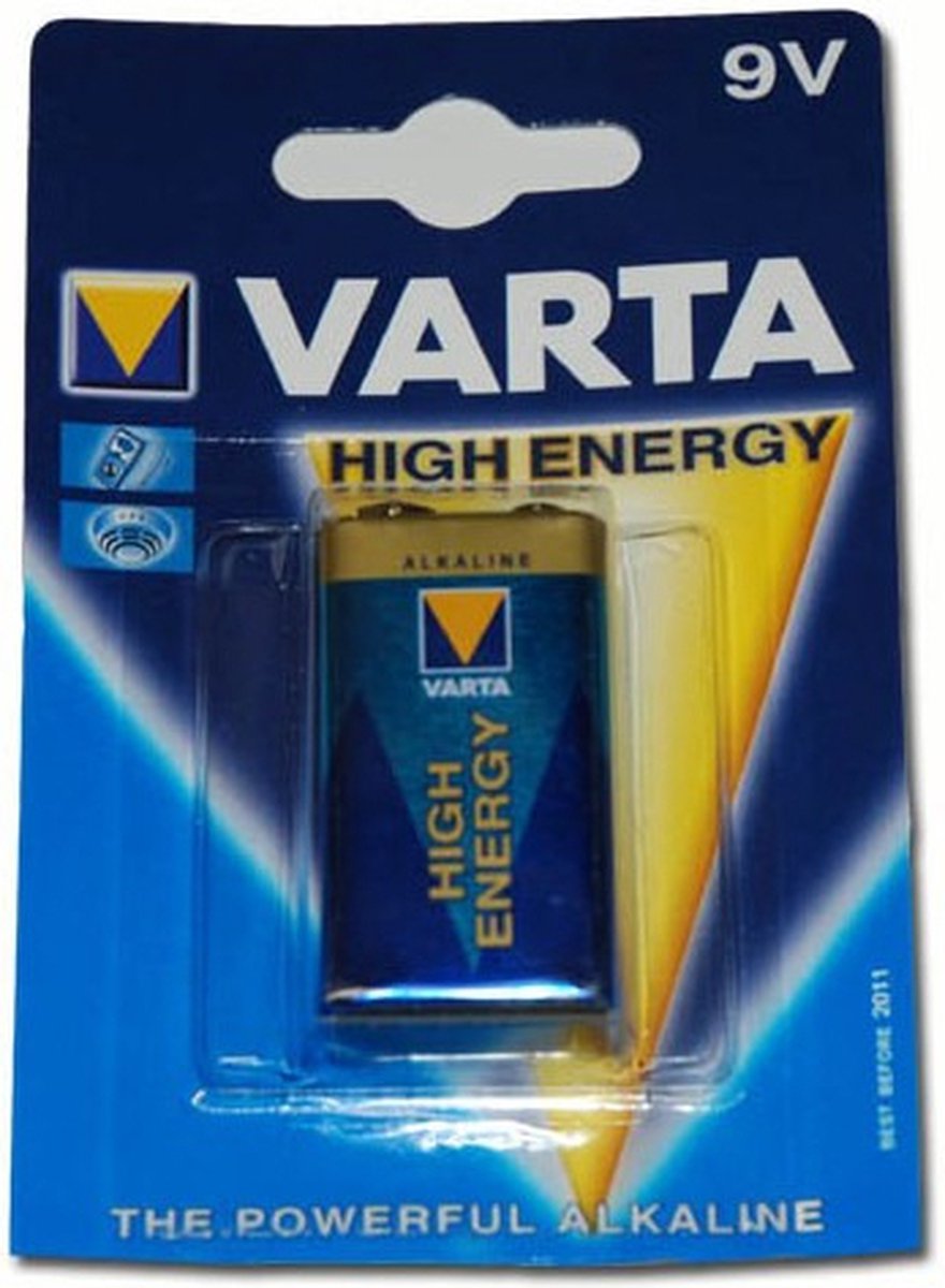 2x batterie Varta bloc 9 volts - batteries