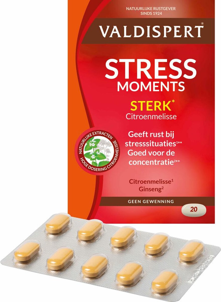 2x Valdispert Stress Moments Strong 20 comprimés