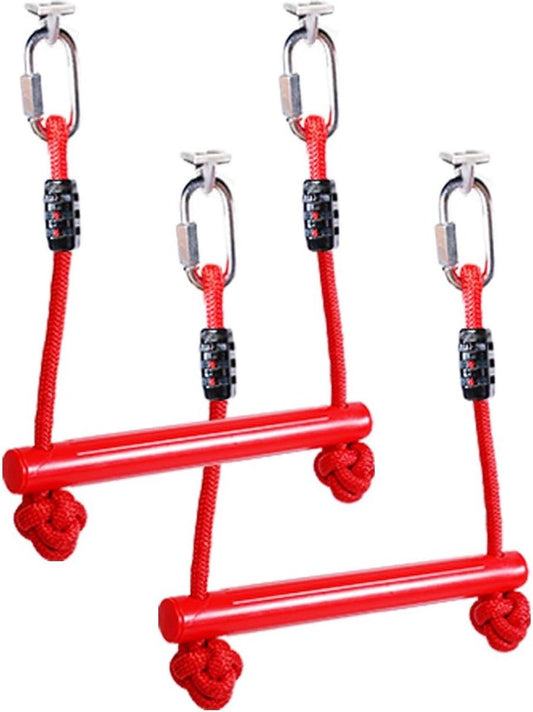 Accessoires de vêtements pour bébé de parcours d'obstacles - Play Plein air Kids - 2 pcs Monkey Bars Ninja Warrior