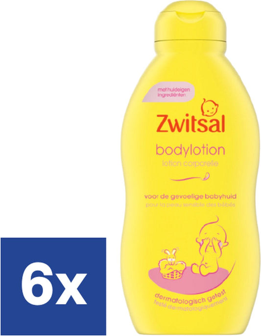 Zwitsal Lotion Corporelle Bébé - 6 x 200 ml